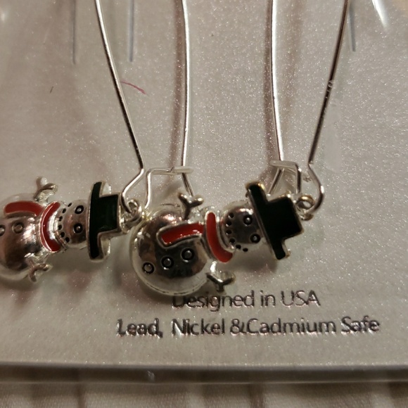 Snowman Earring Set - Picture 4 of 4